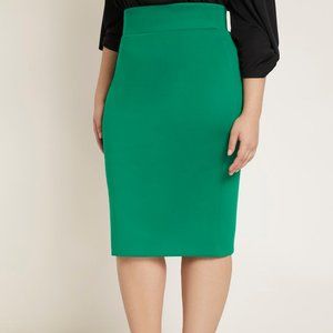 INC Green Pencil Skirt
